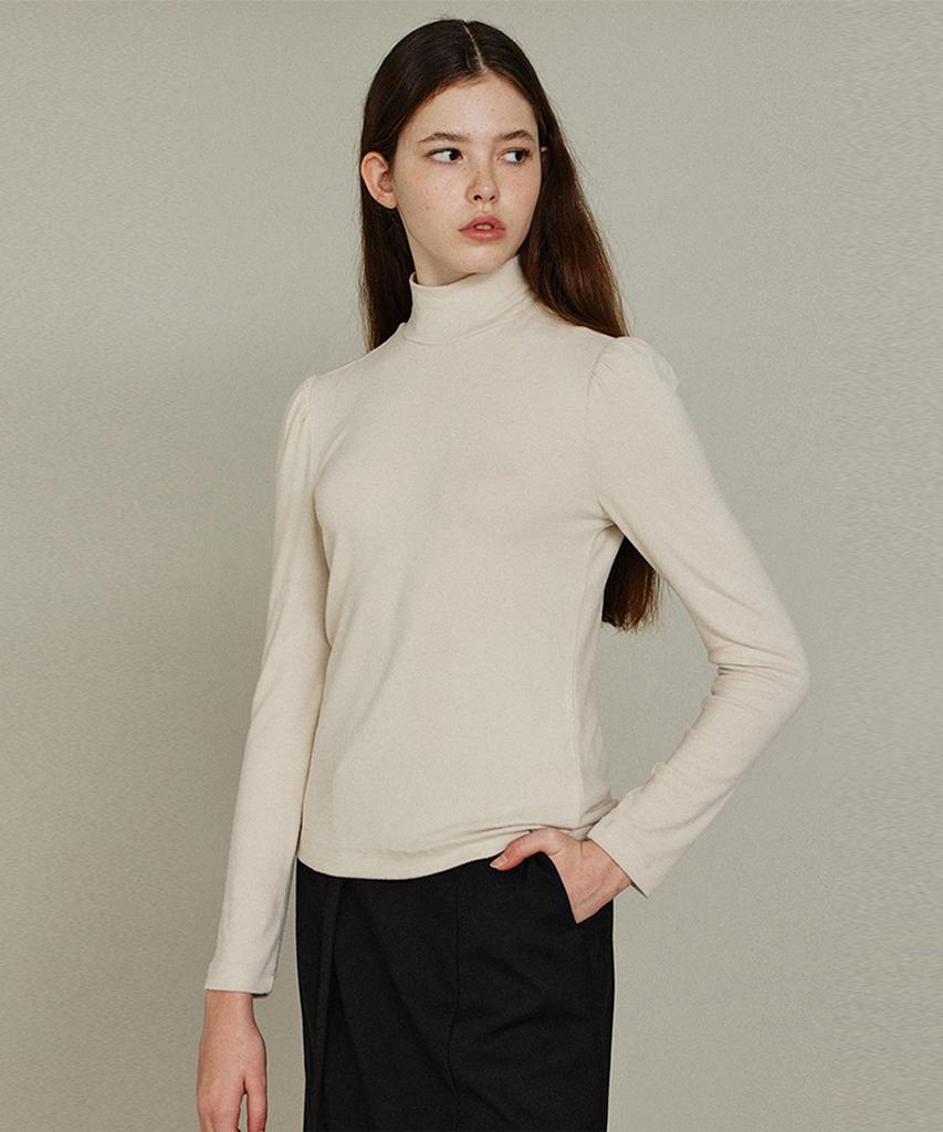 ITOV SEOUL Shirred High-Neck Top Cm