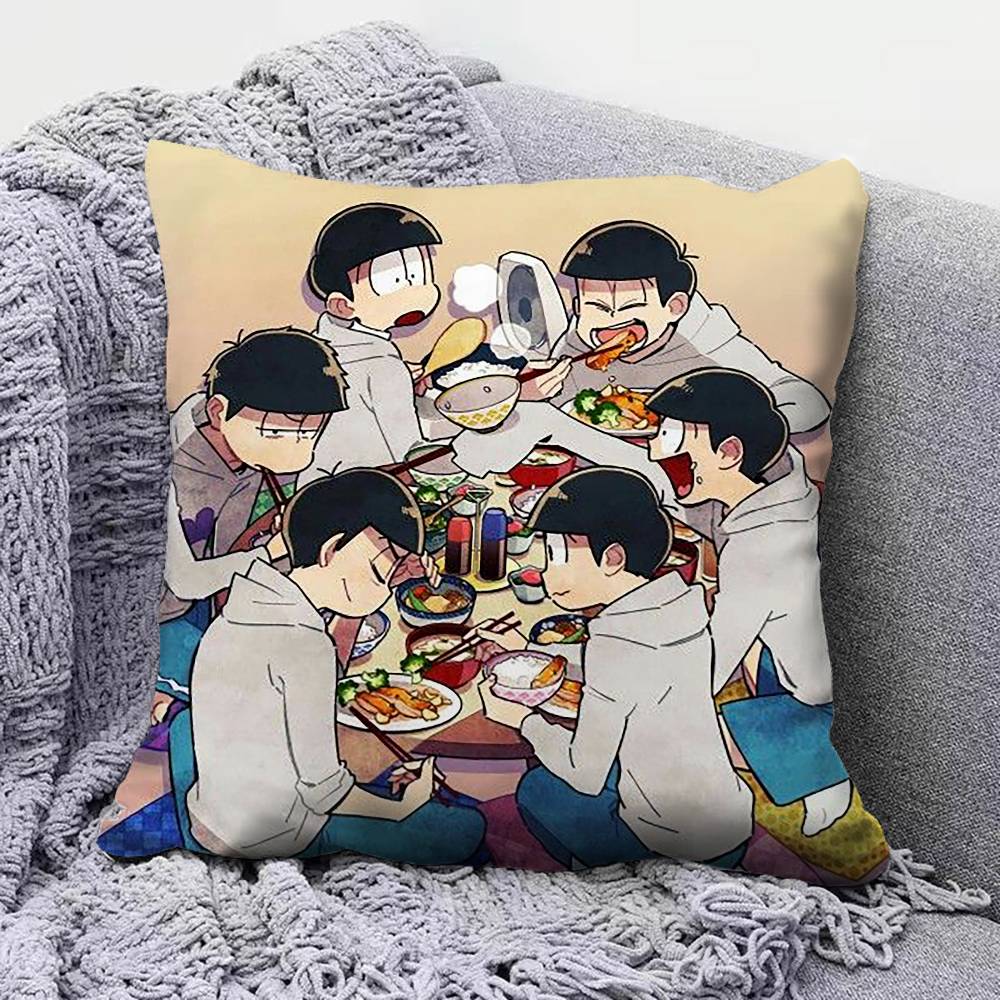 Osomatsu Matsuno Anime Home Sofa Cushion Covers and Aecorative Custom Pillow Covers