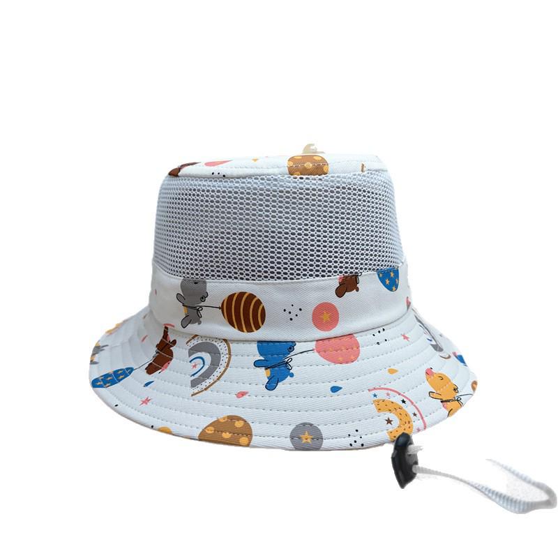 Breathable Baby Sun Hat - Summer Style Mesh Bucket Hat with Sun Protection