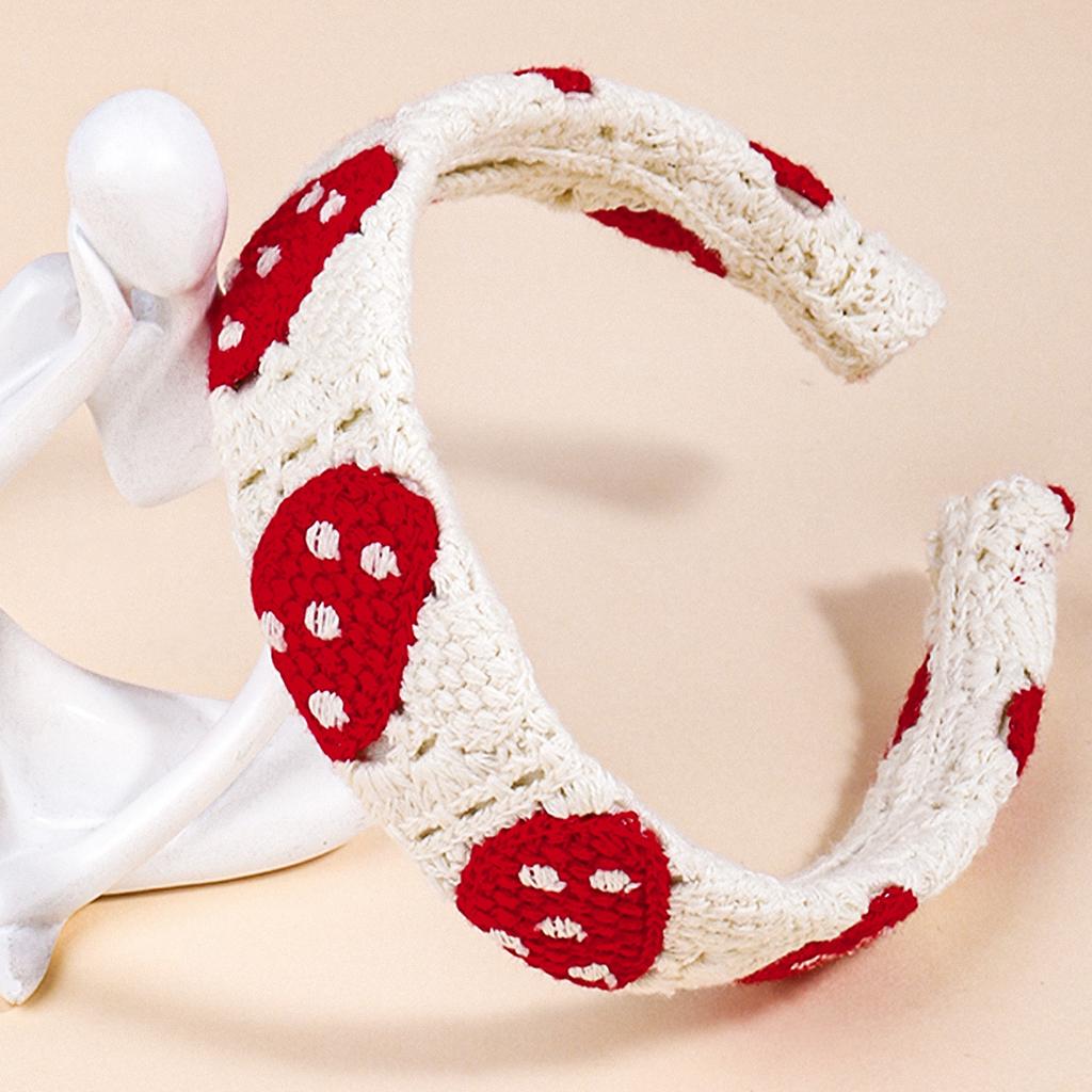 Bandeau Tricoté Style Bohème Vacances d'Été au Bord de la Mer Fait Main Bandeau Accessoires Cheveux pour Femmes Filles