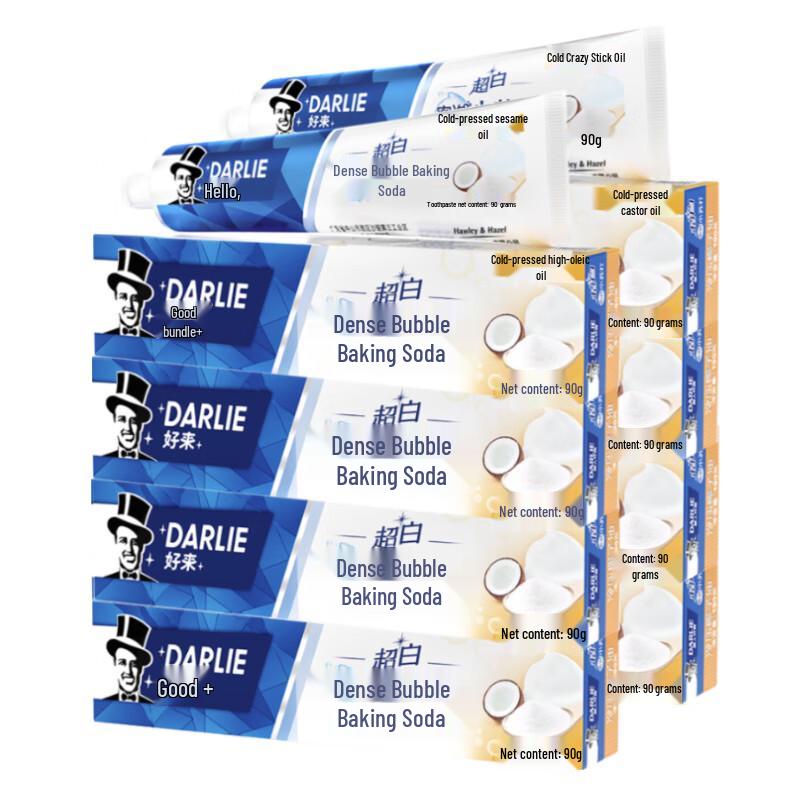 

HAOLAI Ultra White Baking Soda Toothpaste 90g x 8 Pack