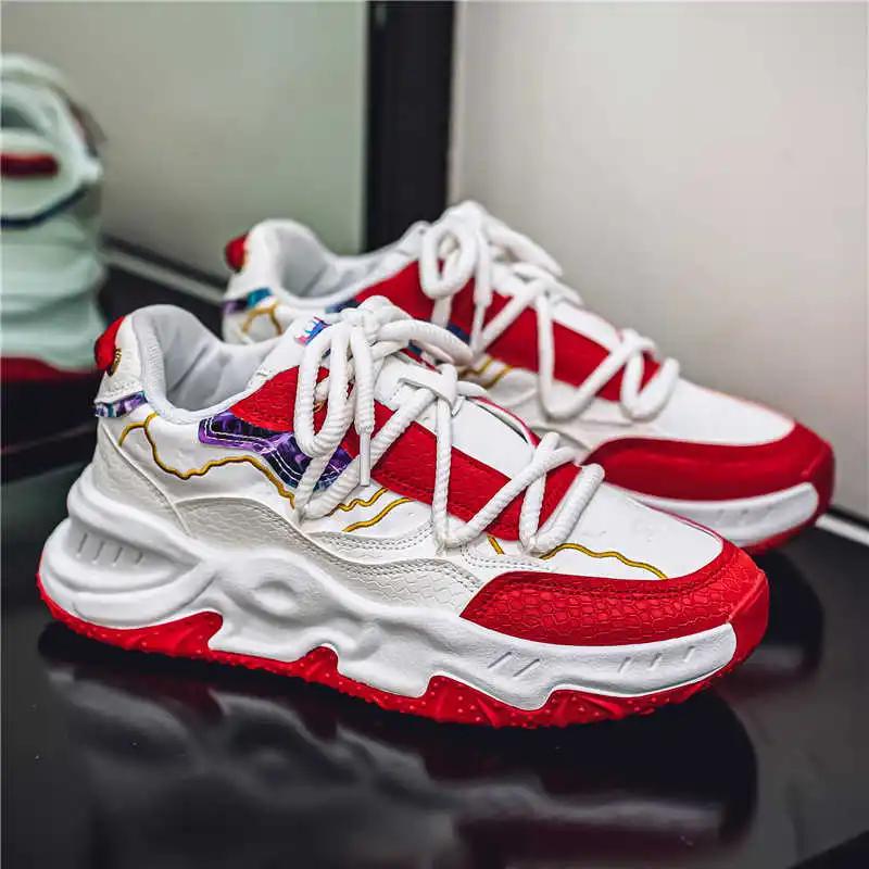 Legitimate Leather With Ties Tenis Originals Vulcanize Sneakers Cool Man White Shoes Sports New Fast 2025outdoor Funny Best