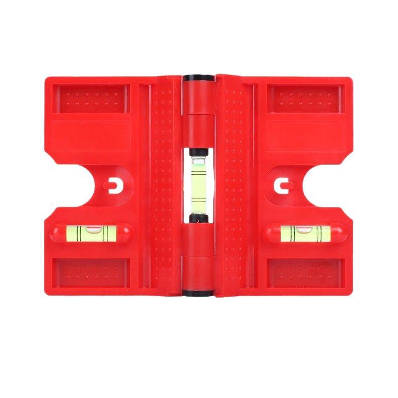 Nível de Prumo Vertical Dobrável com Ímãs Suaves para Marcenaria, Construção e Decoração - Nível de Bolha com Cinta Grátis