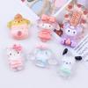 10 Pcs Kawai Cartoon Translucency Animal Resin Flat Back Scrapbook Diy Jewelry Hair Clips Ornament Accessories A18