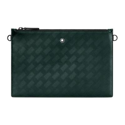 Style 3.0 Series Logo Zipper Leather Clutch Men Clutch British-Green 129985