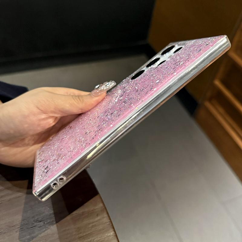 Luxury Bling Glitter Sequins Case For Samsung Galaxy S25 S24 Ultra S23 S22 S21 Plus S20 FE Note 20 A55 A54 A35 A16 Soft Cover