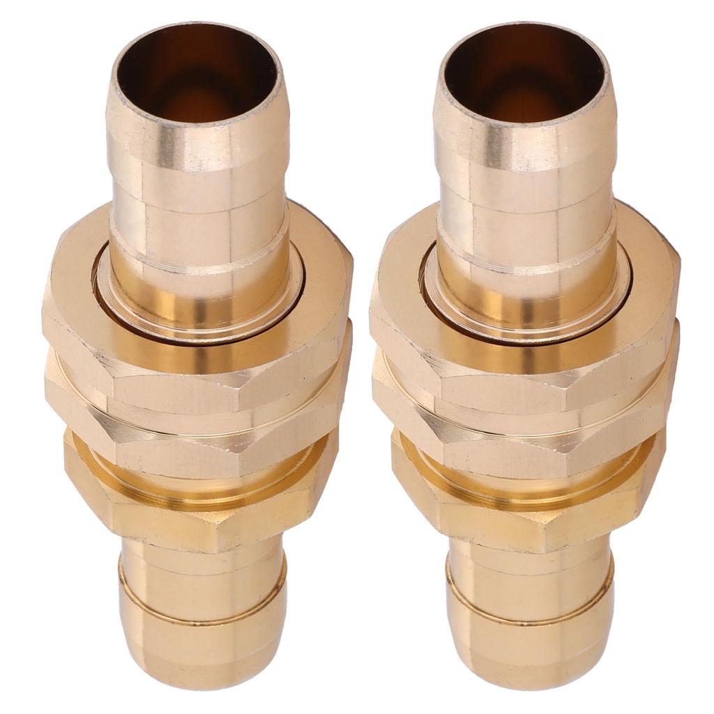 2Pcs G3 4 Aluminum Alloy Hose Repair Connector Water Hose End Mender with Clamp for Garden