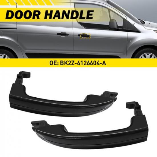 2X Exterior Handle Door Left/Right 2015- Front/Rear Fit Ford Transit-250
