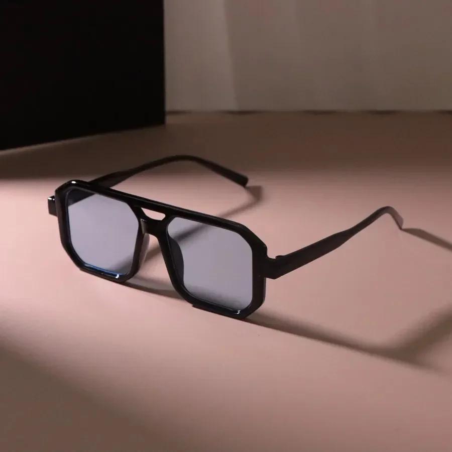 Fashion Women Men Square Sunglasses Retro Cat Eye Vintage Black Sun Glasses Female Male Eyewear