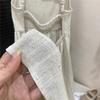Korean Girls Sleeveless Dress Linen Halter Breathable Candy Color Summer Sweat Absorbent Girl's Vest Dresses