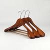 3pcs Non Slip Wide Shoulder Hanger Wooden Heavy Duty Strong Coat Hangers,Smooth Finish 360° Swivel Hook Solid Wood Hangers Shirt Suit Closet Organizer