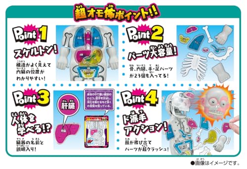 Megahouse Super Crush Human Body Model Action Game Ages 6 and up