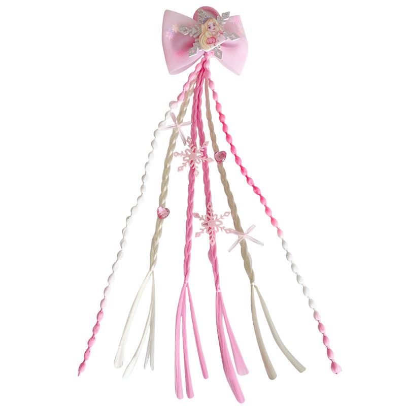 My Little Pony Colorful Braided Wig & Star Hair Ties for Girls - 2025 Princess Style