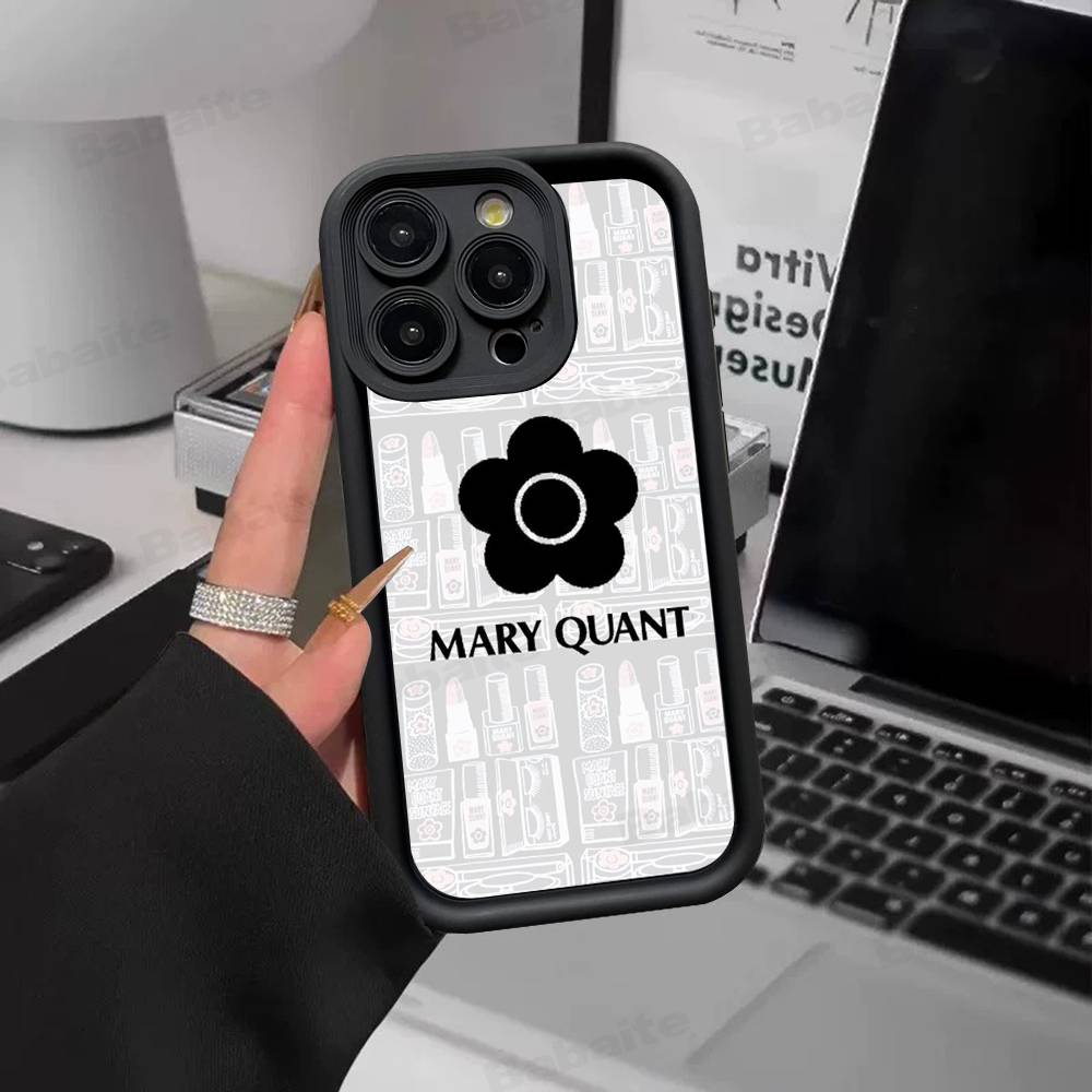 Fashion Brand Q-Quant Mary Silicone Soft Phone Case For IPhone 17 16 14 13 12 11 15 Pro Max Plus Air Cover