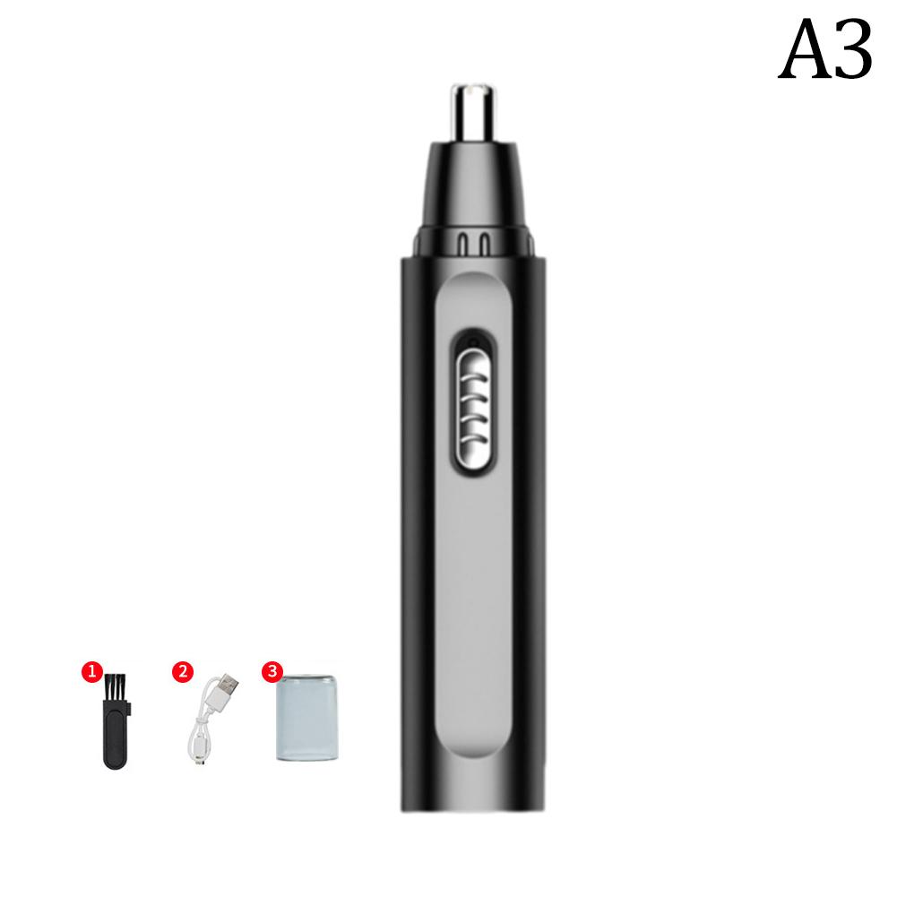 Electric Nose Hair Trimmer for Men, Rechargeable Nose Hair Scissors, Nose Cleaner, Nose Hair Shaver and Groomer