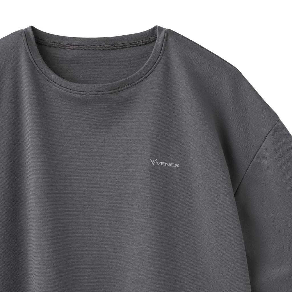 Recovery Wear Comfort Punch Set Up Unisex Short Sleeve Shorts Gray S [Venex]