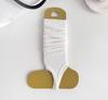 Ballet-Style Over-the-Knee Thin Summer Socks for Women - Solid Color, Calf-Slimming, Double-Needle Scrunch Design