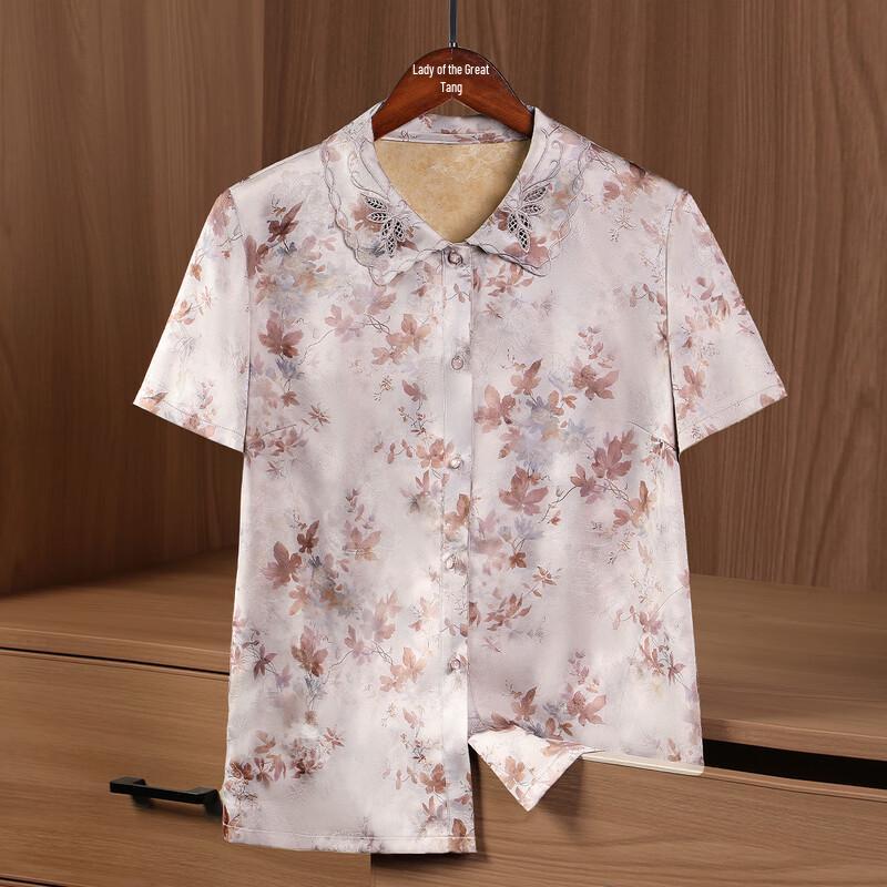 Summer Breathable Short-Sleeve Shirt for Middle-Aged & Elderly Women