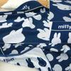 Rivere Miffy Nap Blanket, Towel Blanket, Large Bath Towel, 100% Cotton, Perfect for Daycare, Kindergarten, and Summer Use