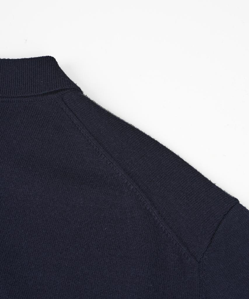Birbante Soft Washable Collared Cardigan - Dark Navy