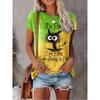 3D Print T-shirts Women Streetwear Summer Cartoon Cats Fine  Casual Fashion Short Sleeve T Shirt O-neck Tees Tops Clothing