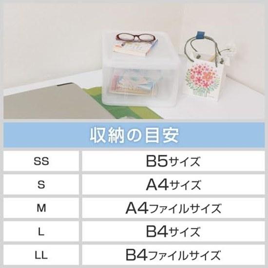 Tenma transparent simple accessory storage case made Japan Plexy stackable box drawer clear color all size SS dimensions 24cm width 32cm depth 15cm