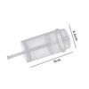 10Pcs Push Up Cake Shooter Round Shape Transparent Cake Holders Push Plastic Containers With Lids For Ice Cream Baking Molding