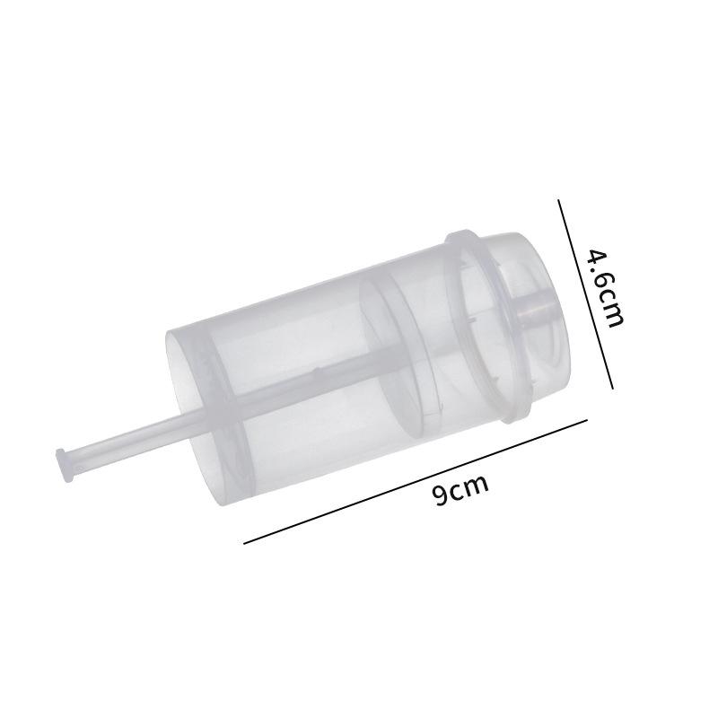 10Pcs Push Up Cake Shooter Round Shape Transparent Cake Holders Push Plastic Containers With Lids For Ice Cream Baking Molding
