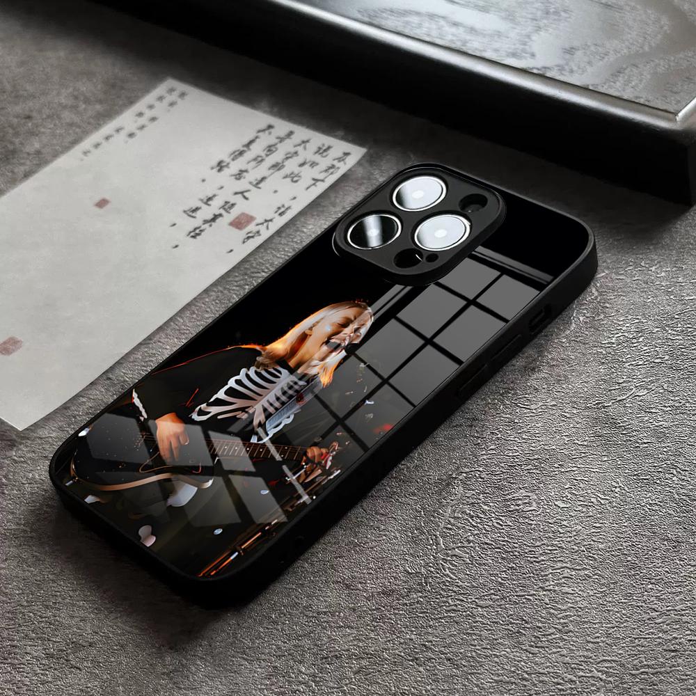 Punisher Phoebe Bridgers Phone Case For IPhone 17 Pro Max 14 Pro 15 12 11 13 Mini X XR XS 16 Plus SE Glass Cover
