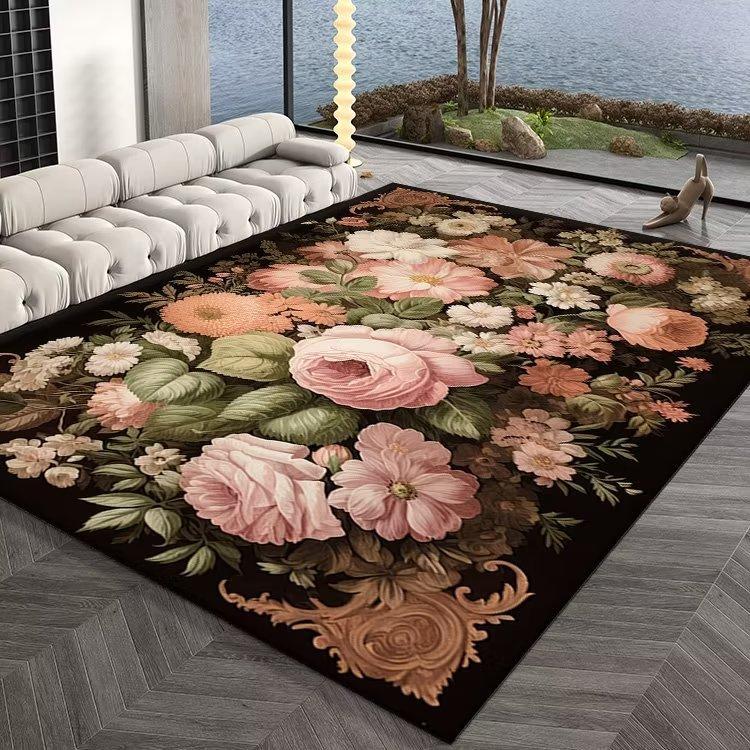 

Европейский декор спальни цветочный ковер французский стиль ковры для гостиной коврик для отдыха пушистый мягкий коврик для учебы 200*300cm