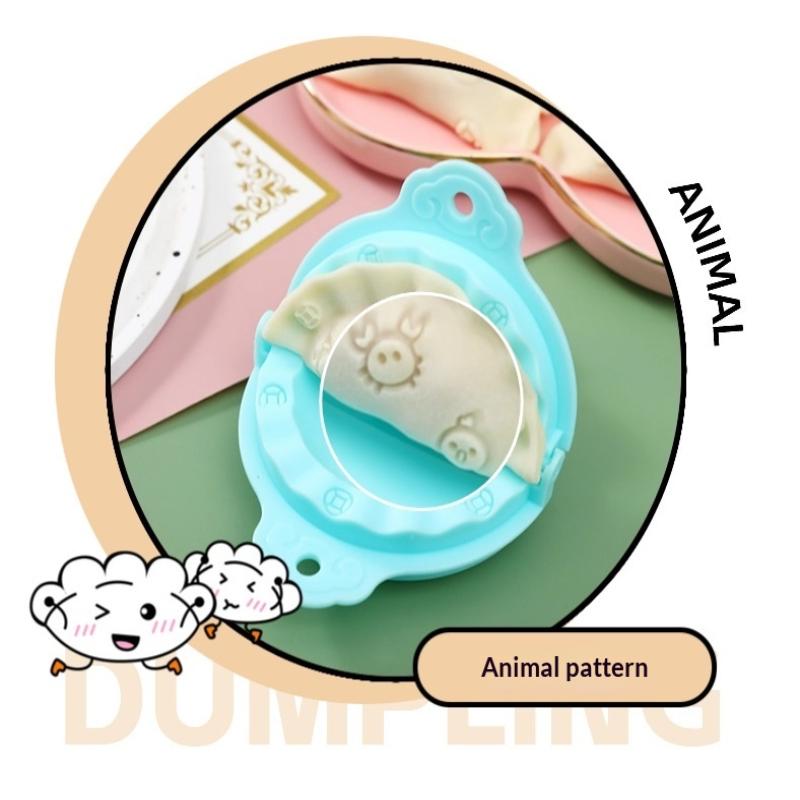 Printed Dumpling Maker Reusable Dumpling Press Mold Animal Flower Shapes Dumpling Maker Machine Safe Empanada Press Mold