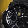 Herren-Sporttaktikuhr Besta Peremoga Schwarz mit dem Wappen der Ukraine