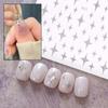 Popular Multi-color Star Nail Art Stickers: DIY Laser Gold & Silver Wearable Adhesive Decals