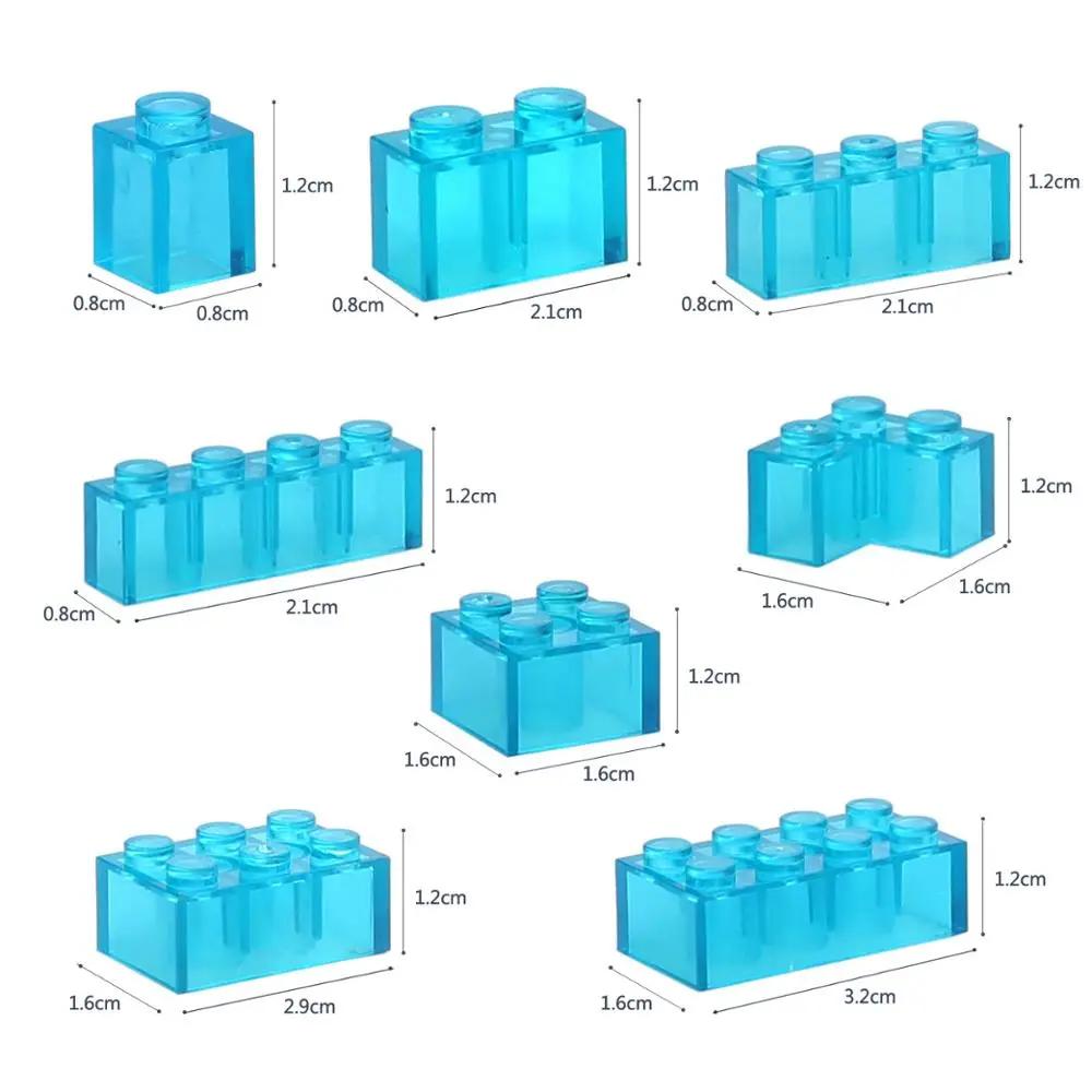 Self-Assembly High-Standard Assembly Superior-Grade Assembly-Bricks Thick Transparent Superior-Grade Figurineures Construction Pieces