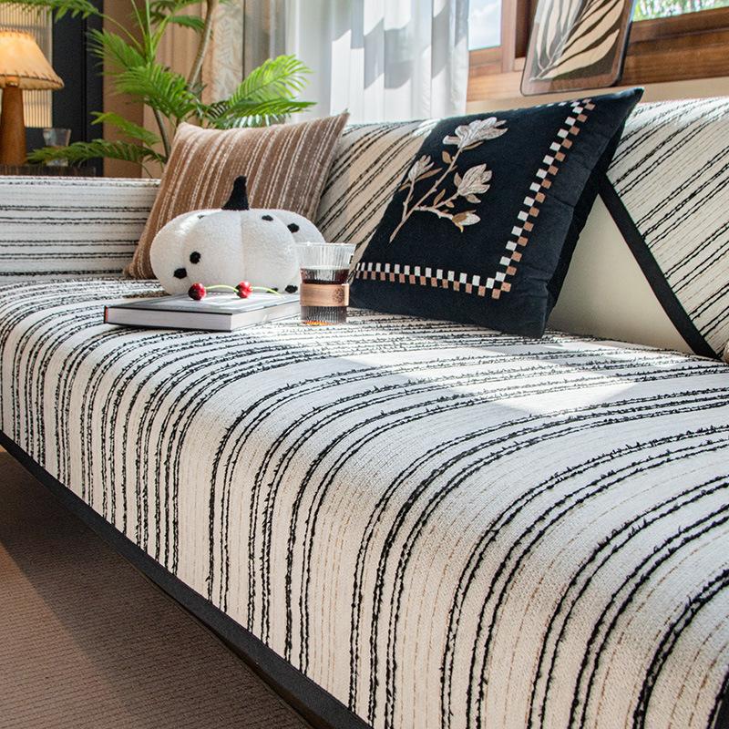 New Sofa Cushion, Universal In All Seasons, Non-Slip And Dirt-Resistant Armrest Towel, High-Grade Chenille Sofa Cover Seat Cushion