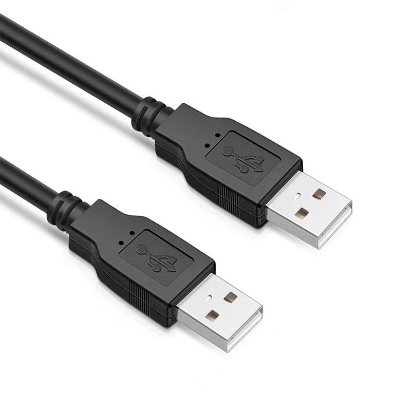 Copper Core USB 2.0 Male-to-Male Data Cable for Computer Connection, Dual-Head, A-to-A, Ideal for Mobile Hard Drive Enclosures