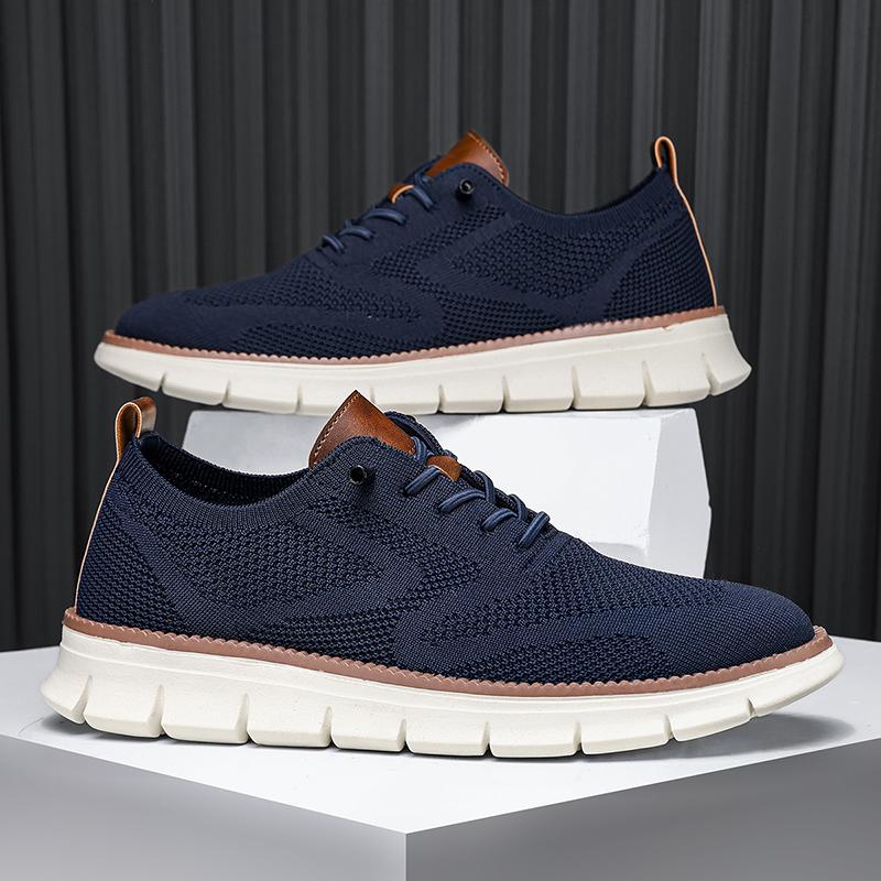 Men's Shoes Breathable Mesh Lace Up Walking Shoes Anti Slip Comfortable Athletic Shoes Lightweight Sneakers for Men