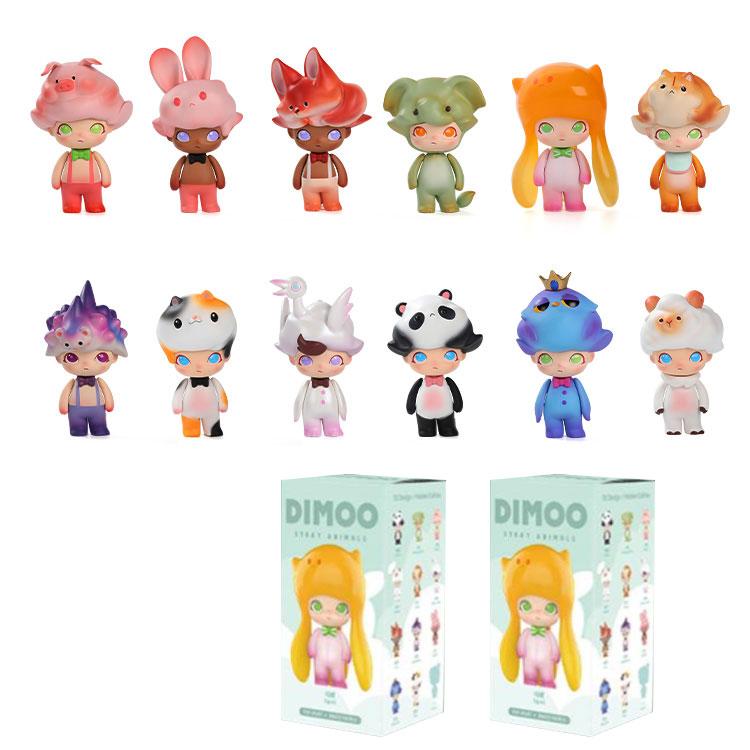 New POP MART DIMOO Lost Animal Collection Mystery Boxes Single Mystery Box/Full Box 12 Pcs 6972368561094