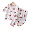 Kids' Breathable Cotton Pajama Set – Thin, Long-Sleeve for Boys & Girls