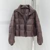 High-end short down jacket women's new white duck down casual large square bread jacket warm jacket
