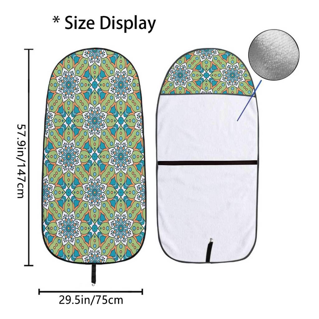 Universal Front Car Seat Towel Cover - All-Season Protector for Gym & Workout
