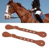 1 Pair Spur Straps   Rhinestone Decorated Synthetic Lther   Vintage Spur Boot Straps for Boots Equipment