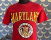 80s Vintage Maryland Terrapins University crest 1807 1856 1926 ncaa college T-Shirt - MEDIUM