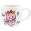 Sun Art Cammy Round 12 X 8 320 Made In Perfect As a Birthday Product "Swimmer" Mug, Approx. Cm, Approx. Ml, White, Japan, Gift. Code San4585-3