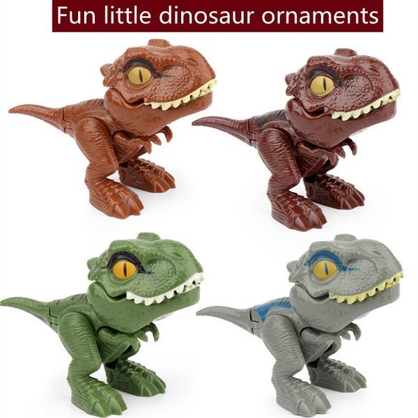 Neues Finger beißendes Dinosaurier-Gelenk, bewegliches Tyrannosaurus-Simulations-Dinosaurier-Modellspielzeug