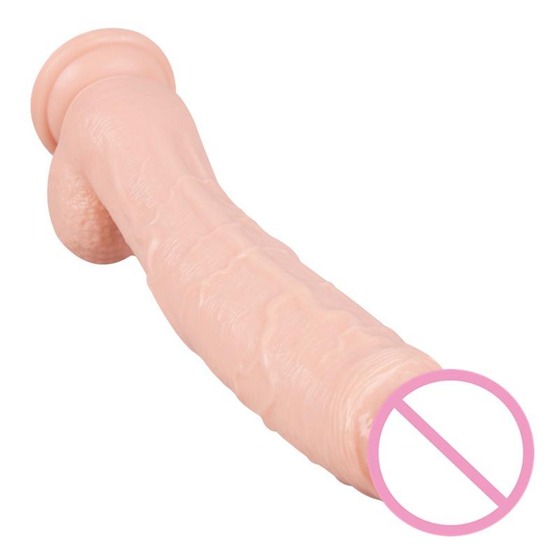 Simulated Female Crooked Dildo Massage Stick AV Jump Egg Masturbation Equipment Sex Toy