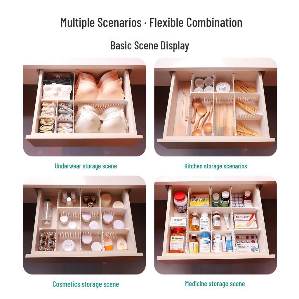 Underwear and Sock Drawer Organizer Divider