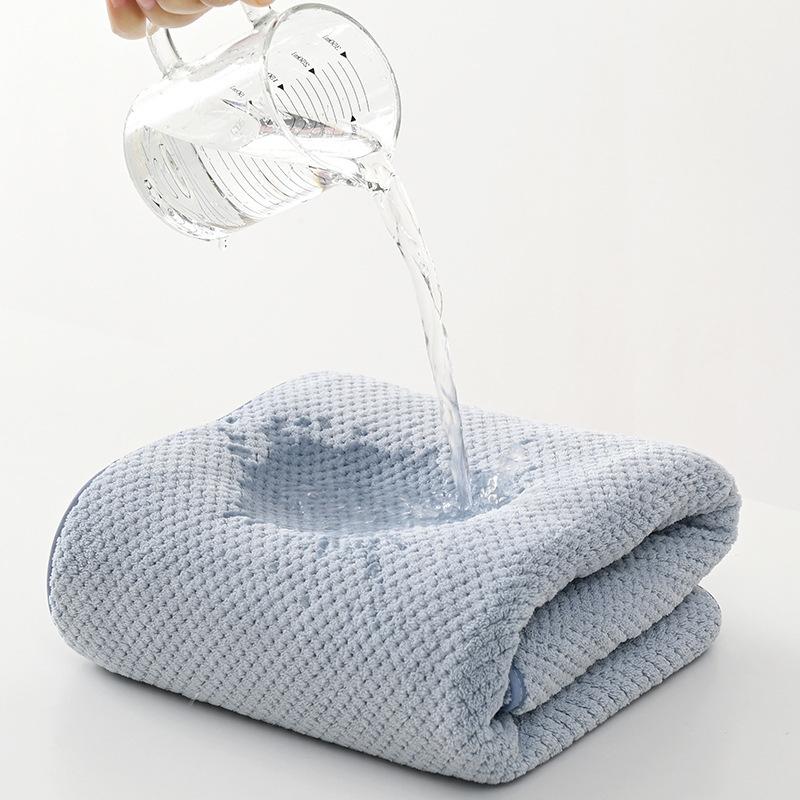 Ultra-Soft Coral Fleece Bath Towel Thickening Is Not Easy To Shed Absorbent Towels Bathroom Hotel Eco-Friendly Beach Towel