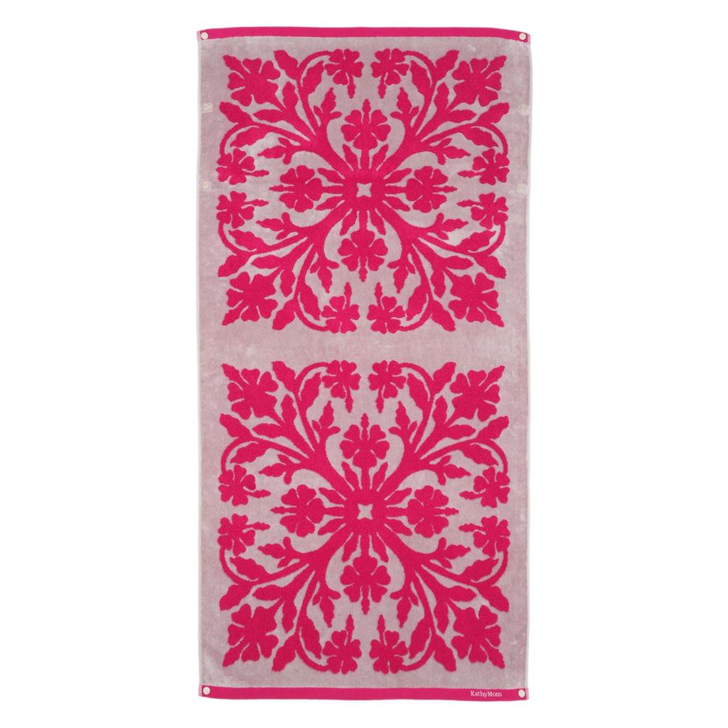 Cathy Mum Inselstil Handtuch Kissenbezug (86104006) für Damen, Hawaiianisches Quiltmuster, Hale Hawaii Serie