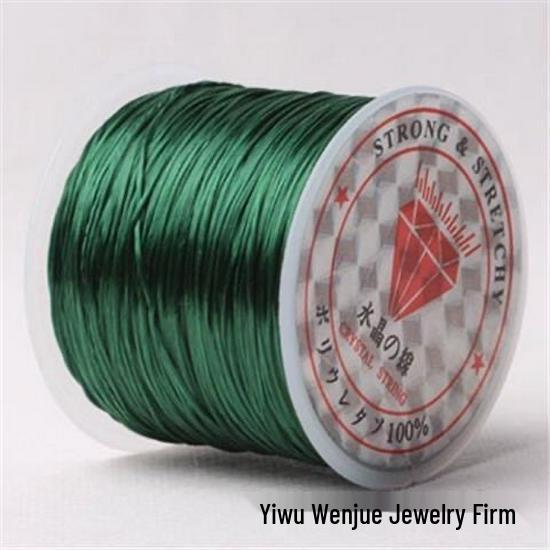 Elastic Cord for Round Crystal Buddhist Beads: Bracelet, Necklace, and Jade Beading String.